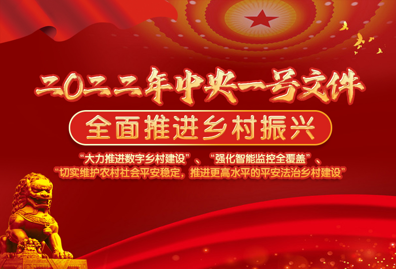 2022年中央一號文件發(fā)布，智慧安防產(chǎn)業(yè)有哪些“大錢景”？